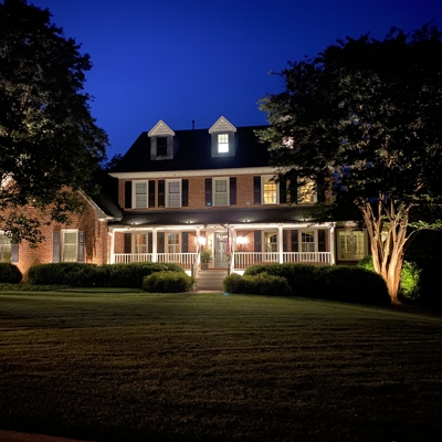 Subtle Curb Appeal Lighting in Norfolk Photo